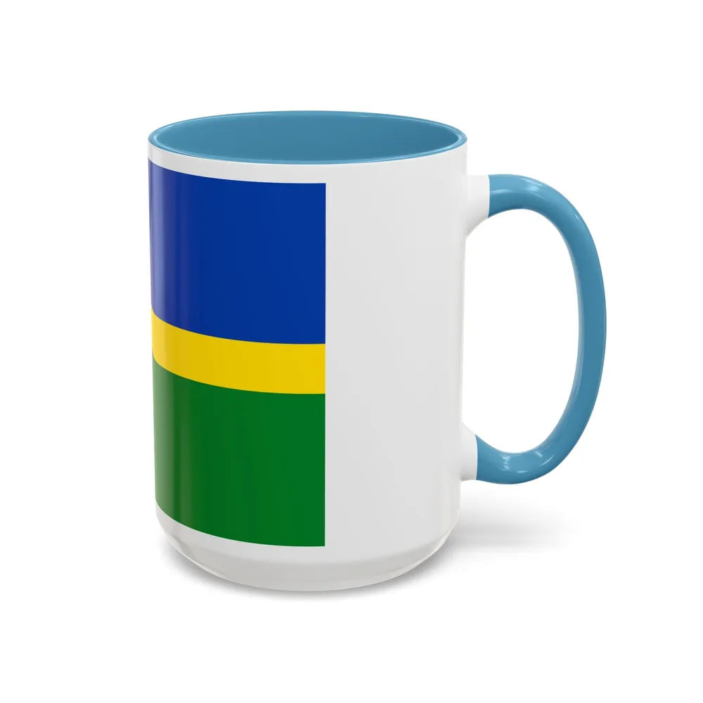 Flag of Flevoland Netherlands - Accent Coffee Mug-Go Mug Yourself