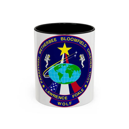 STS 86 (NASA) Accent Coffee Mug-11oz-Black-Go Mug Yourself