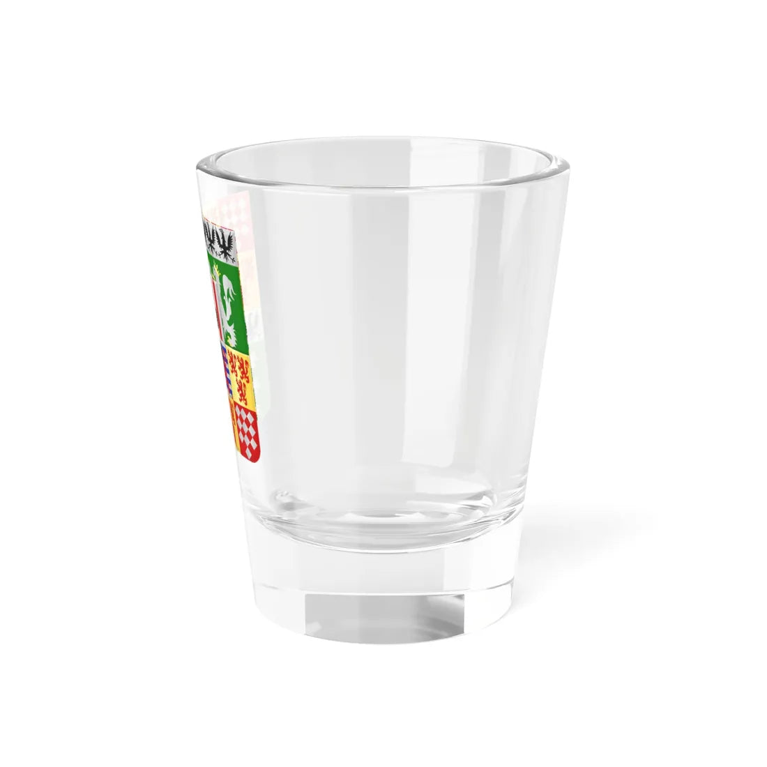 Ecaussinnes wapen (Belgium) (Coat of Arms) Shot Glass 1.5oz - Go Mug Yourself