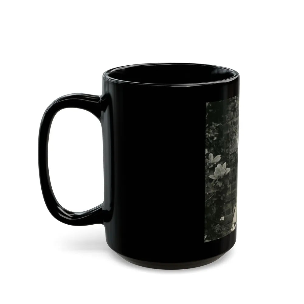 Julie Ege #104 (Vintage Female Icon) Black Coffee Mug-Go Mug Yourself