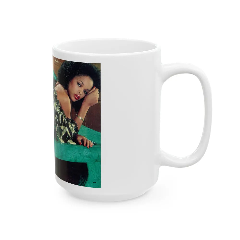 Ola Ray #44 (Vintage Female Icon) White Coffee Mug-Go Mug Yourself