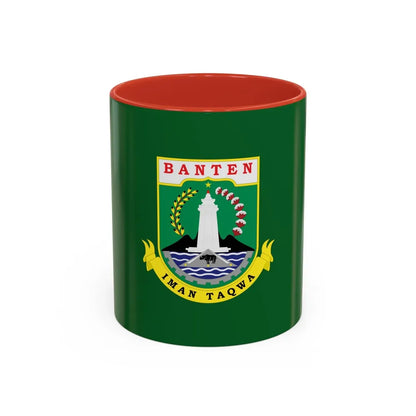 Flag of Banten Indonesia - Accent Coffee Mug-11oz-Red-Go Mug Yourself