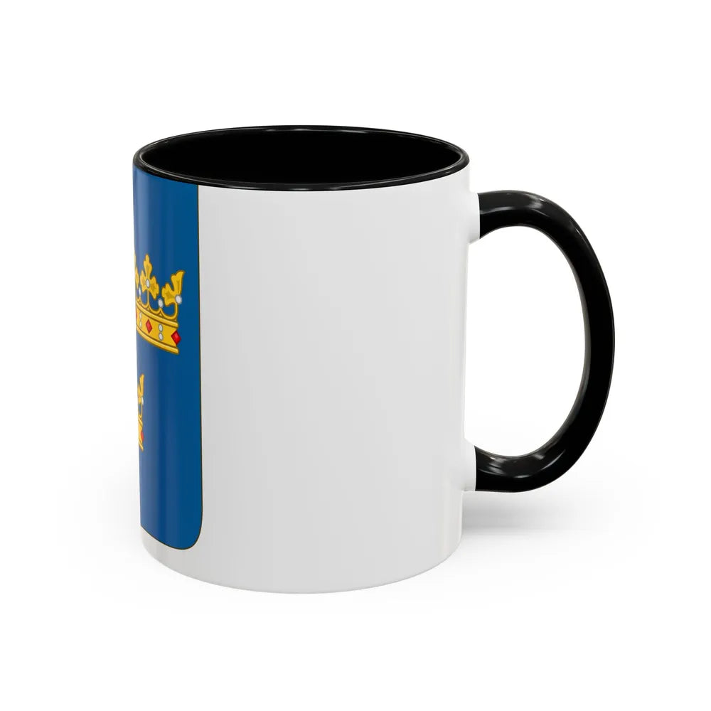 Shield of arms of Sweden - Accent Coffee Mug-Go Mug Yourself