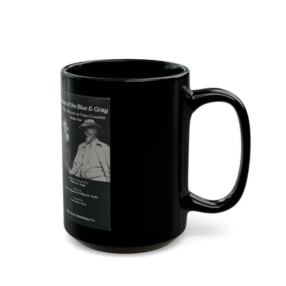 ECHOES OF BLUE AND GRAY (VHS COVER) - Black Coffee Mug-Go Mug Yourself