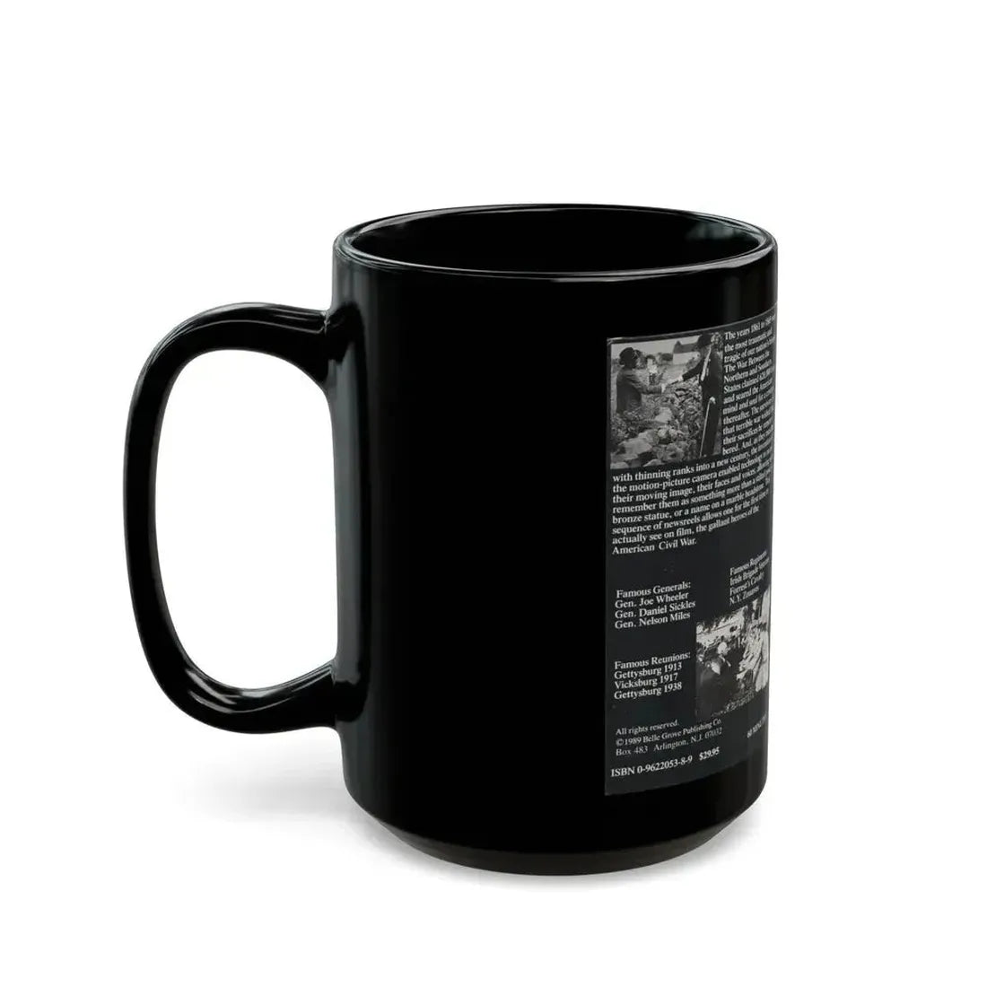 ECHOES OF BLUE AND GRAY (VHS COVER) - Black Coffee Mug - Go Mug Yourself