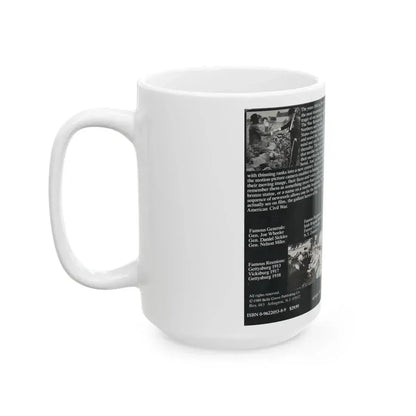 ECHOES OF BLUE AND GRAY (VHS COVER) - White Coffee Mug - Go Mug Yourself