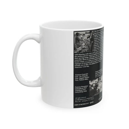 ECHOES OF BLUE AND GRAY (VHS COVER) - White Coffee Mug-Go Mug Yourself