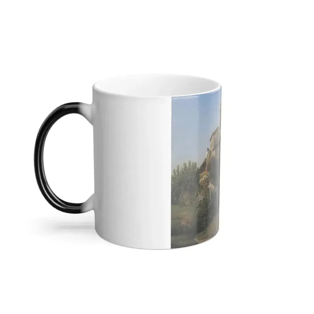 Eckersberg, CW - En bygning ved Tor di Quinto uden for Rom - 1815 - Color Changing Mug 11oz - Go Mug Yourself
