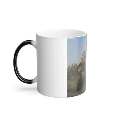 Eckersberg, CW - En bygning ved Tor di Quinto uden for Rom - 1815 - Color Changing Mug 11oz - Go Mug Yourself