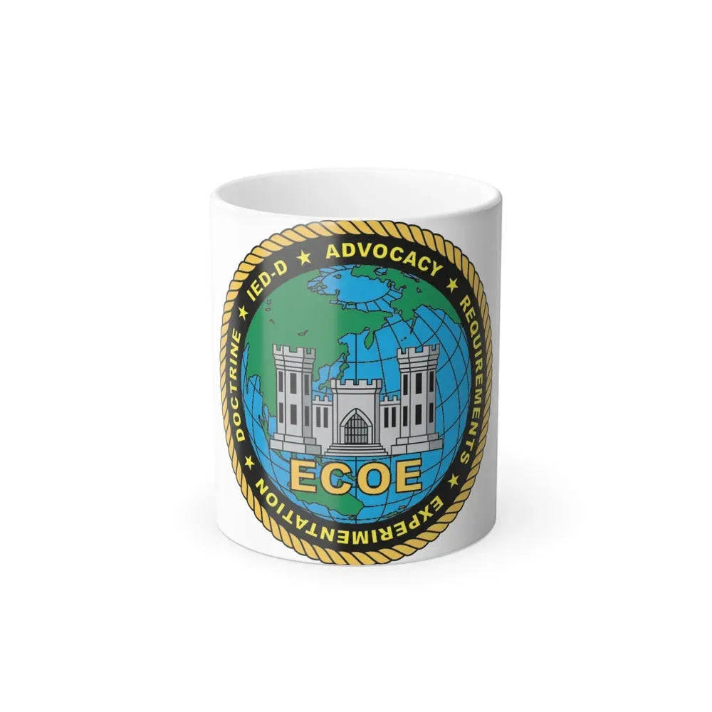 ECOE Engineer Center of Excellence (USMC) Color Changing Coffee Mug 11oz - Go Mug Yourself