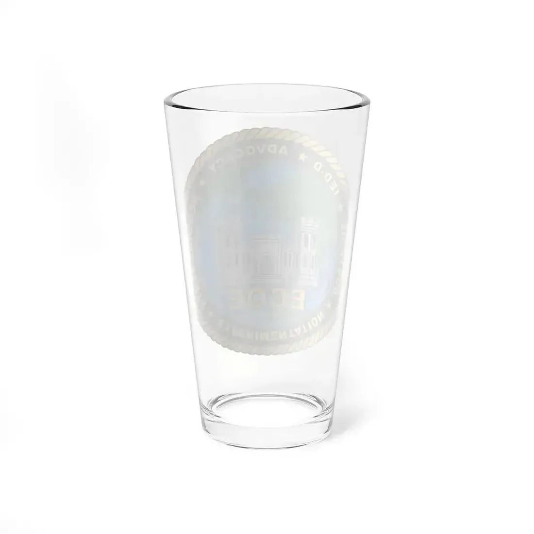 ECOE Engineer Center of Excellence (USMC) Pint Glass 16oz - Go Mug Yourself