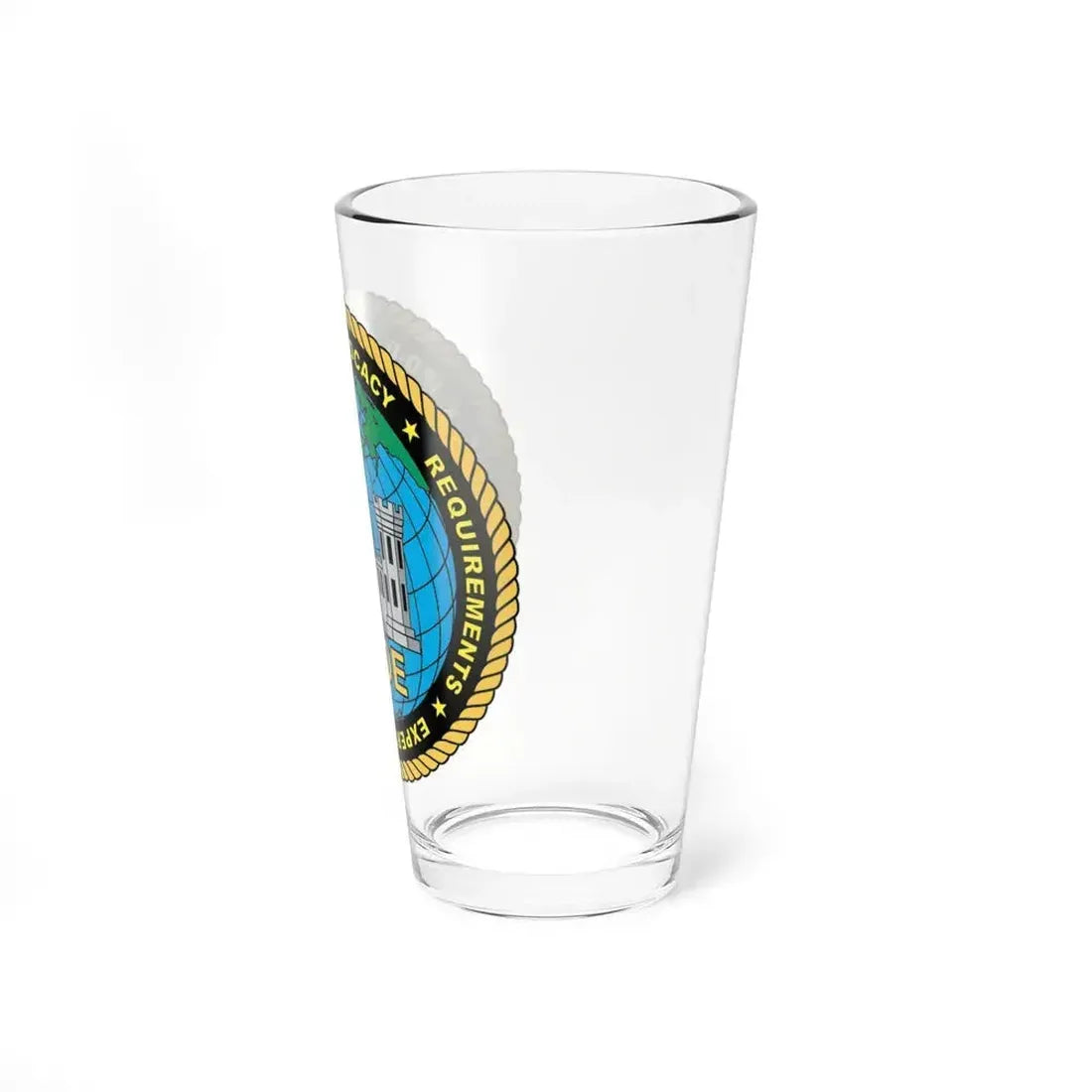 ECOE Engineer Center of Excellence (USMC) Pint Glass 16oz - Go Mug Yourself