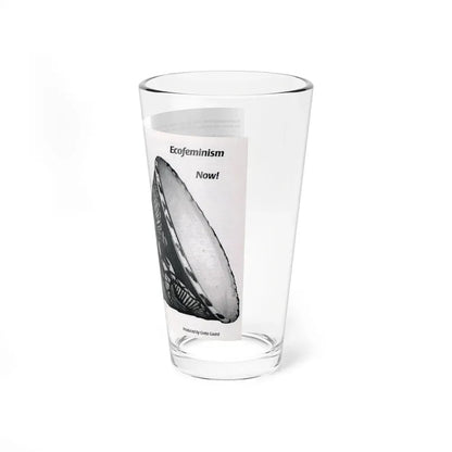 ECOFEMINISM NOW (VHS COVER) Pint Glass 16oz - Go Mug Yourself