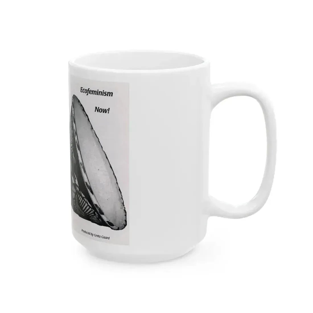 ECOFEMINISM NOW (VHS COVER) - White Coffee Mug - Go Mug Yourself