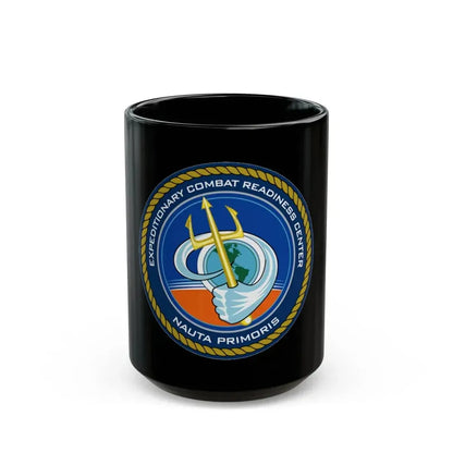 ECRC Nauta Primoris Expeditionary Combat Readiness (U.S. Navy) Black Coffee Mug 15oz - Go Mug Yourself