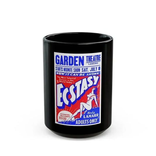 ECSTACY (2) 1933 Movie Poster - Black Coffee Mug 15oz - Go Mug Yourself