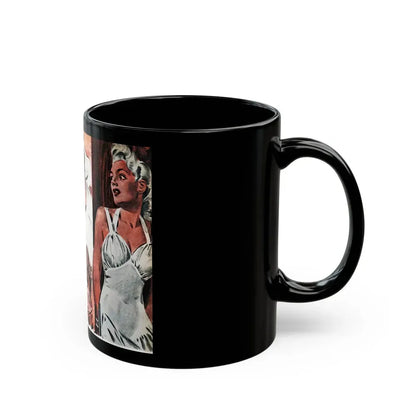 Ed holds a seance, Liberty magazine, March 1, 1941 - Black Coffee Mug - Go Mug Yourself