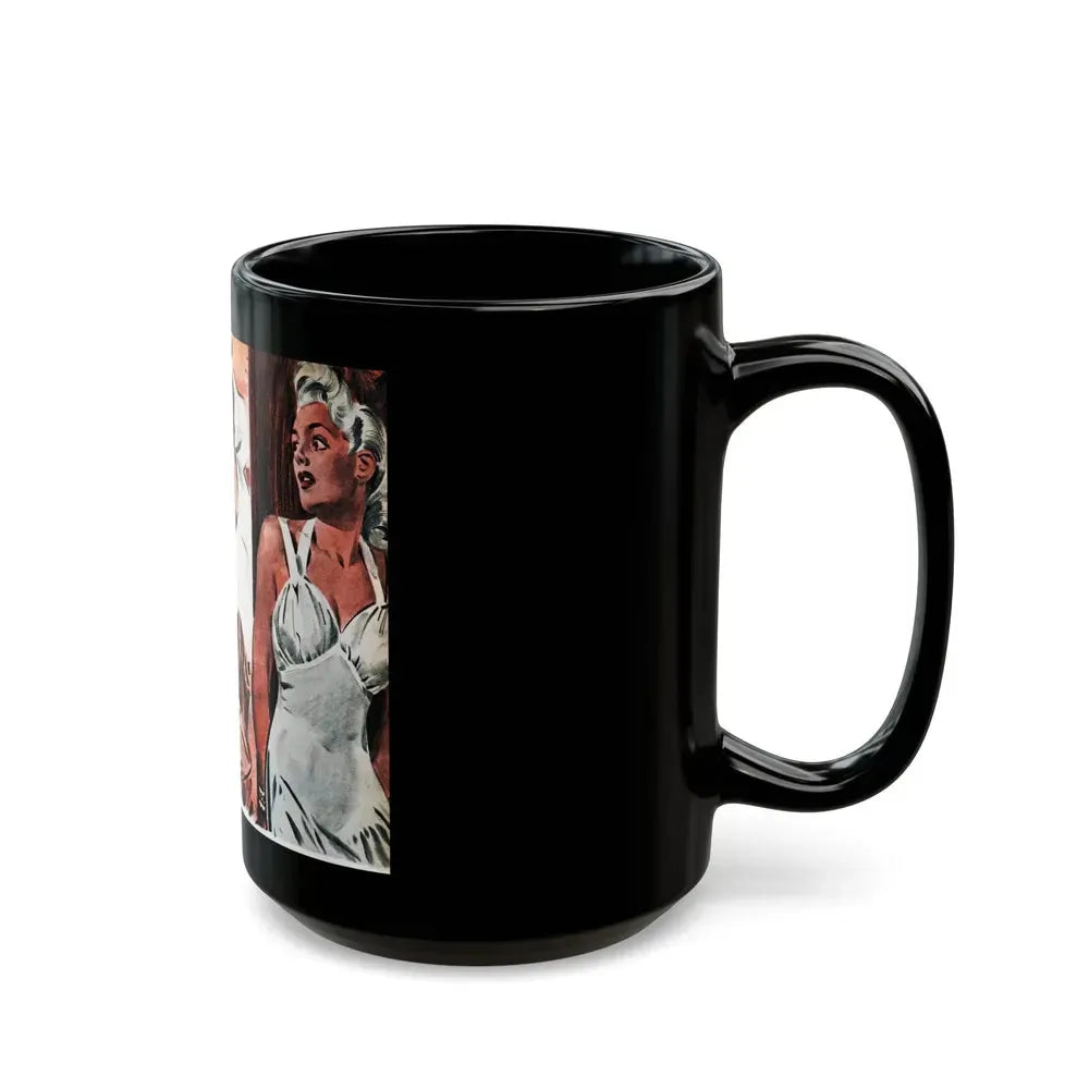 Ed holds a seance, Liberty magazine, March 1, 1941 - Black Coffee Mug - Go Mug Yourself