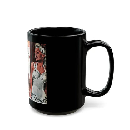 Ed holds a seance, Liberty magazine, March 1, 1941 - Black Coffee Mug - Go Mug Yourself