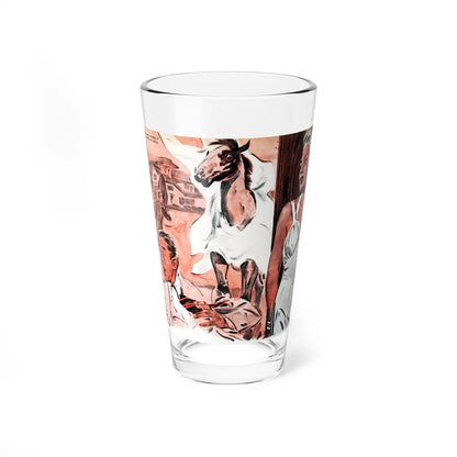 Ed holds a seance, Liberty magazine, March 1, 1941 - Pint Glass 16oz-16oz-Go Mug Yourself