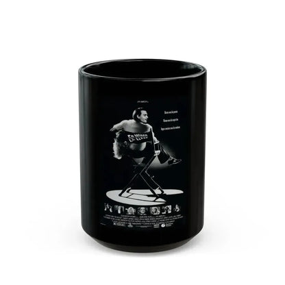 ED WOOD 1994 Movie Poster - Black Coffee Mug 15oz - Go Mug Yourself