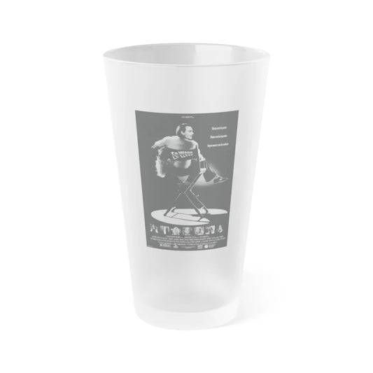 ED WOOD 1994 Movie Poster - Frosted Pint Glass 16oz-16oz-Frosted-Go Mug Yourself