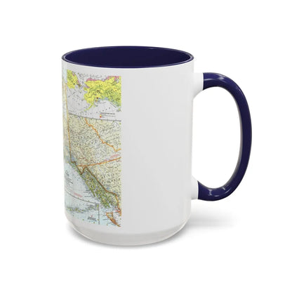 USA - Alaska (1959) (Map) Accent Coffee Mug-Go Mug Yourself