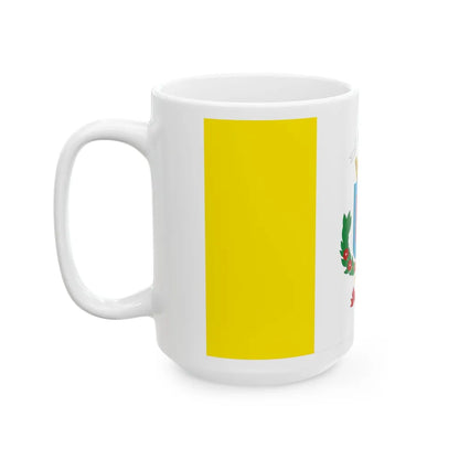 Flag of Heredia Province Costa Rica - White Coffee Mug-Go Mug Yourself