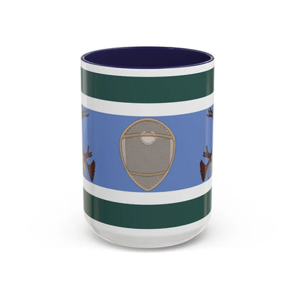 Innu Nation Flag - Accent Coffee Mug-15oz-Navy-Go Mug Yourself