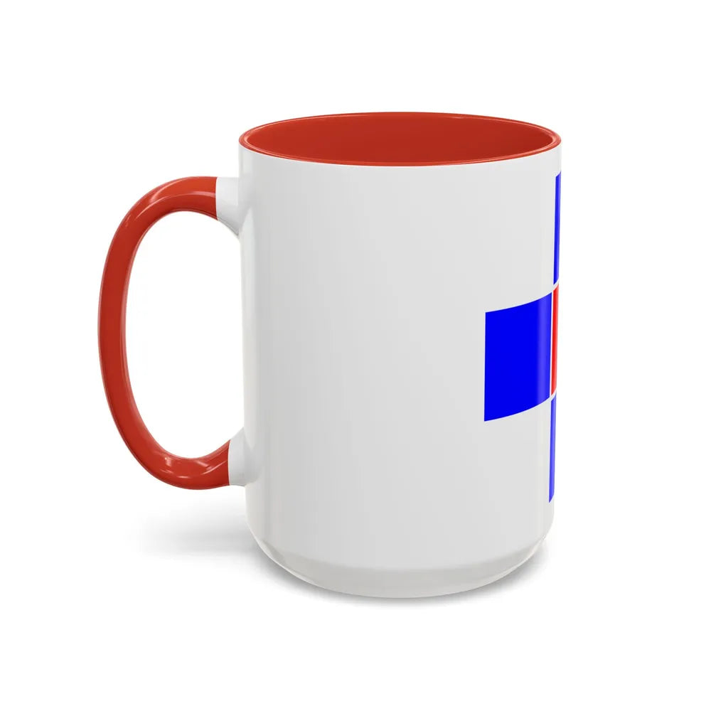 Flag of Attard Malta - Accent Coffee Mug-Go Mug Yourself