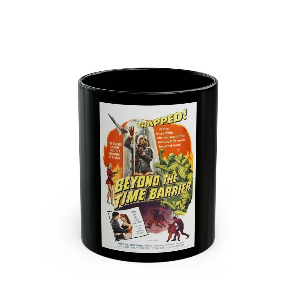 BEYOND THE TIME BARRIER 1960 Movie Poster - Black Coffee Mug-11oz-Go Mug Yourself