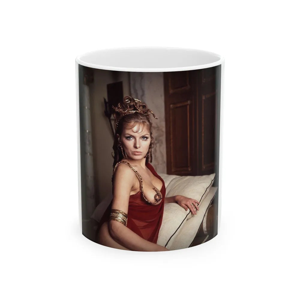 Julie Ege #253 (Vintage Female Icon) White Coffee Mug-11oz-Go Mug Yourself