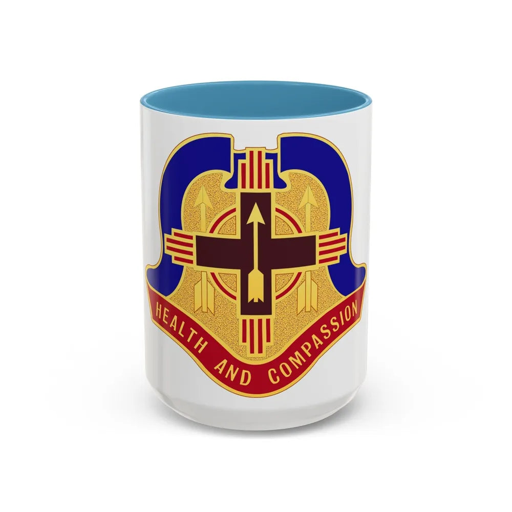 Hospital Sandia Base (U.S. Army) Accent Coffee Mug-15oz-Light Blue-Go Mug Yourself