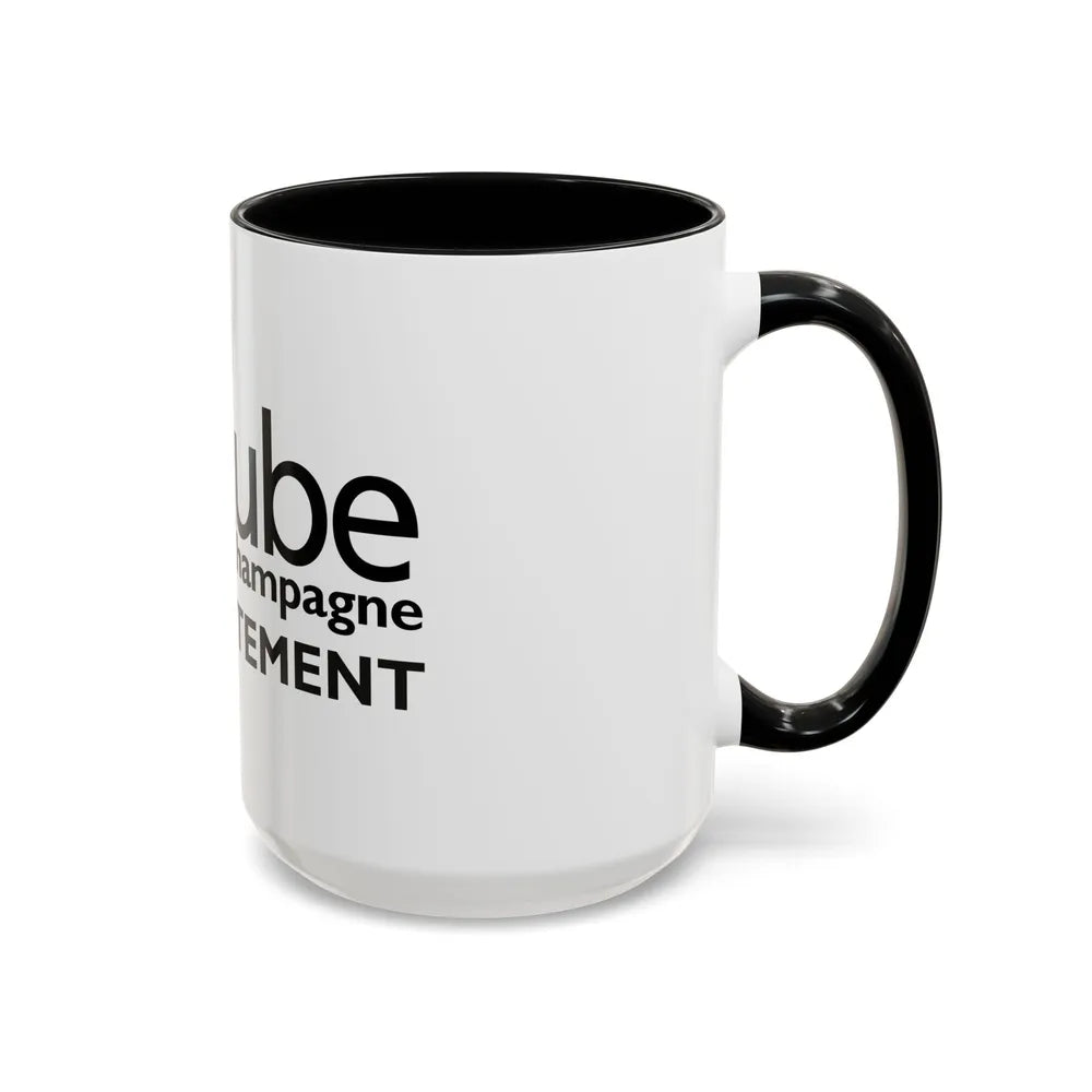 Flag of Aube France - Accent Coffee Mug-Go Mug Yourself