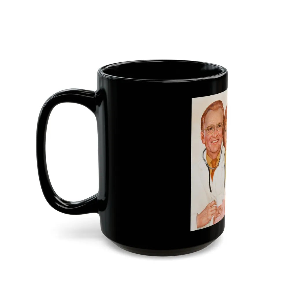 Family of Doctors - Black Coffee Mug-Go Mug Yourself