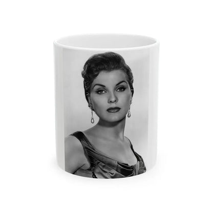 Debra Paget #400 (Vintage Female Icon) White Coffee Mug-11oz-Go Mug Yourself