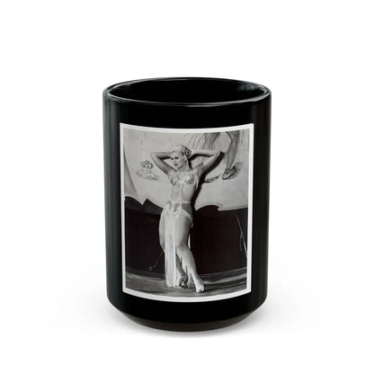 Kim Novak #234 (Vintage Female Icon) Black Coffee Mug-15oz-Go Mug Yourself