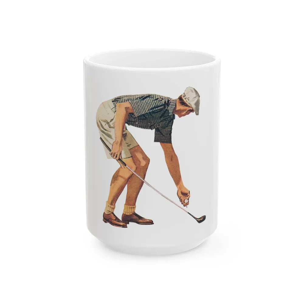 Fashion Illustration, Esquire magazine, 1949 (4) - White Coffee Mug-15oz-Go Mug Yourself