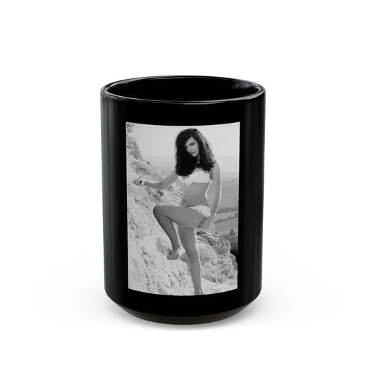 Gila Golan #198 (Vintage Female Icon) Black Coffee Mug-15oz-Go Mug Yourself