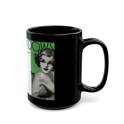 Campus Widows, College Humor and Sense, December 1933 - Black Coffee Mug-Go Mug Yourself