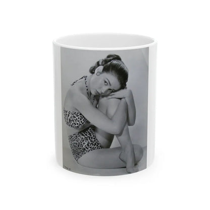 Kathryn Grant #02 (Vintage Female Icon) White Coffee Mug-11oz-Go Mug Yourself