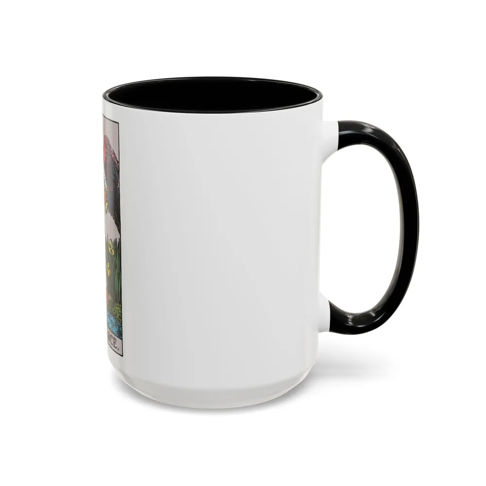 Temperance (Tarot Card) Accent Coffee Mug-Go Mug Yourself