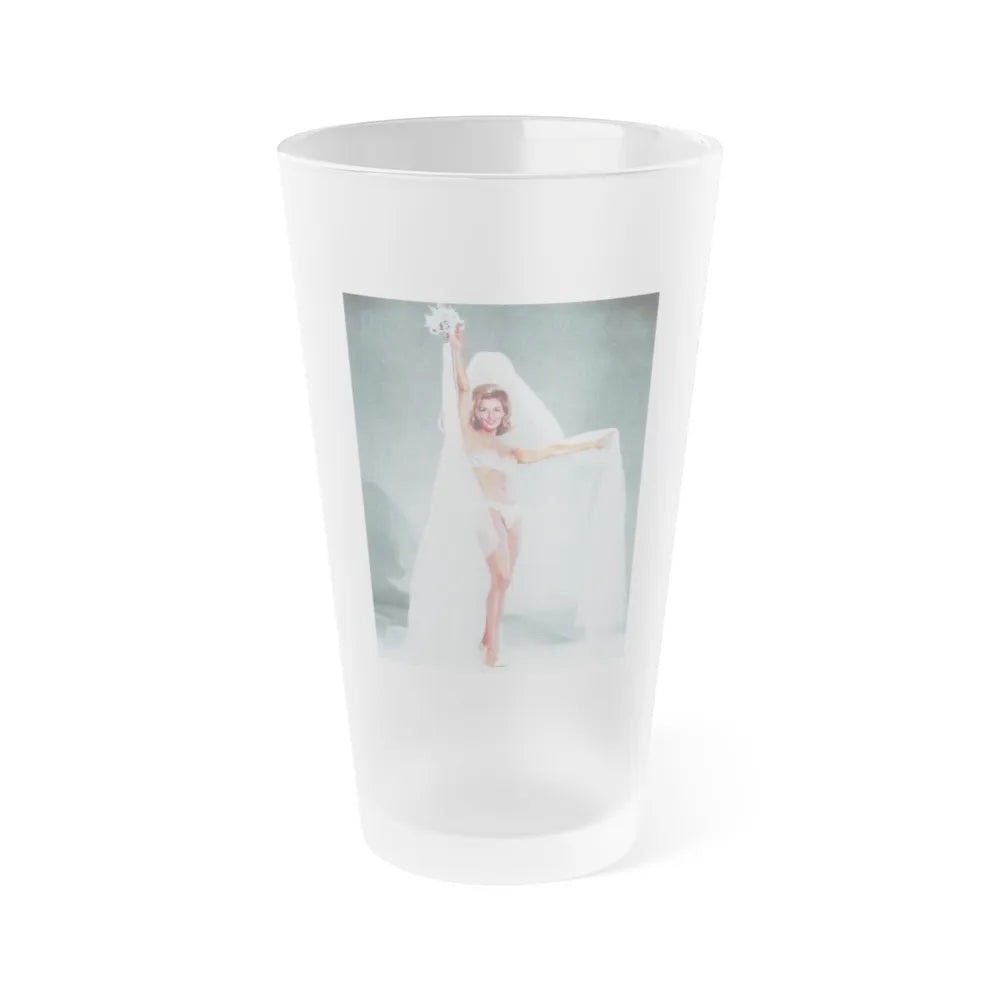 Nancy Kovack #221 (Vintage Female Icon) Frosted Pint 16oz-16oz-Frosted-Go Mug Yourself