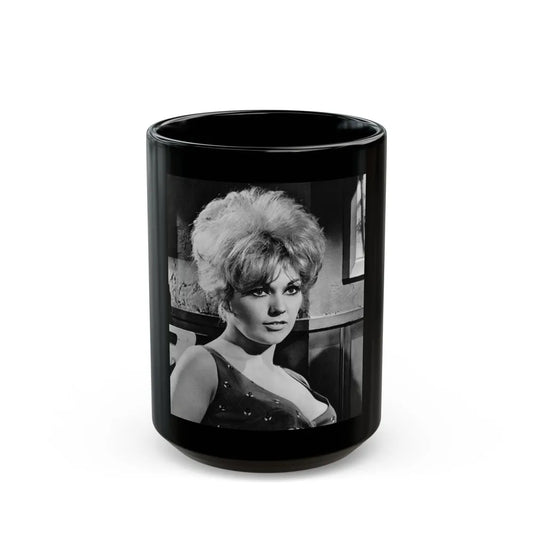 Kim Novak #371 (Vintage Female Icon) Black Coffee Mug-15oz-Go Mug Yourself