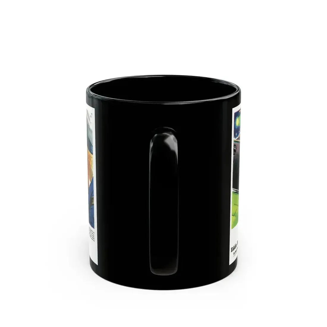 Eddie Buys A Car, 1939 - Black Coffee Mug - Go Mug Yourself