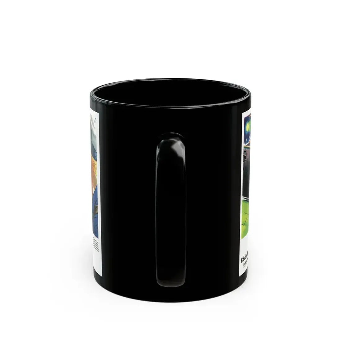 Eddie Buys A Car, 1939 - Black Coffee Mug - Go Mug Yourself