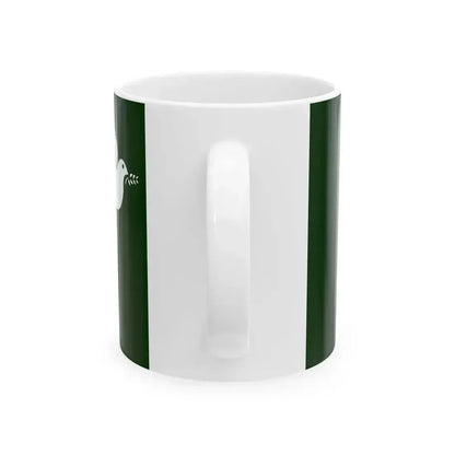 Eddie Izzards flag for Northern Ireland (Ireland) White Coffee Mug - Go Mug Yourself