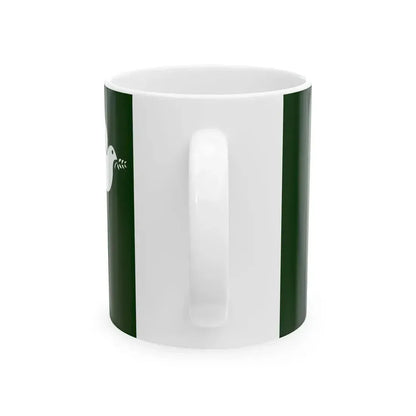 Eddie Izzards flag for Northern Ireland (Ireland) White Coffee Mug - Go Mug Yourself