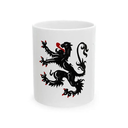Edegem vlag (Belgium) White Coffee Mug 11oz - Go Mug Yourself
