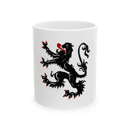 Edegem vlag (Belgium) White Coffee Mug 11oz - Go Mug Yourself